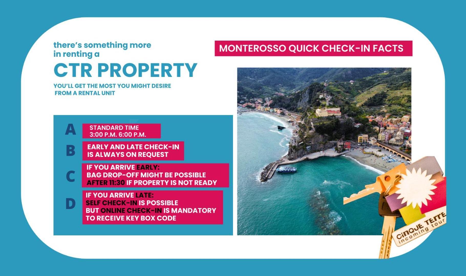 Scimiscia 2-Bedroom Apartment With Ac Monterosso al Mare Buitenkant foto